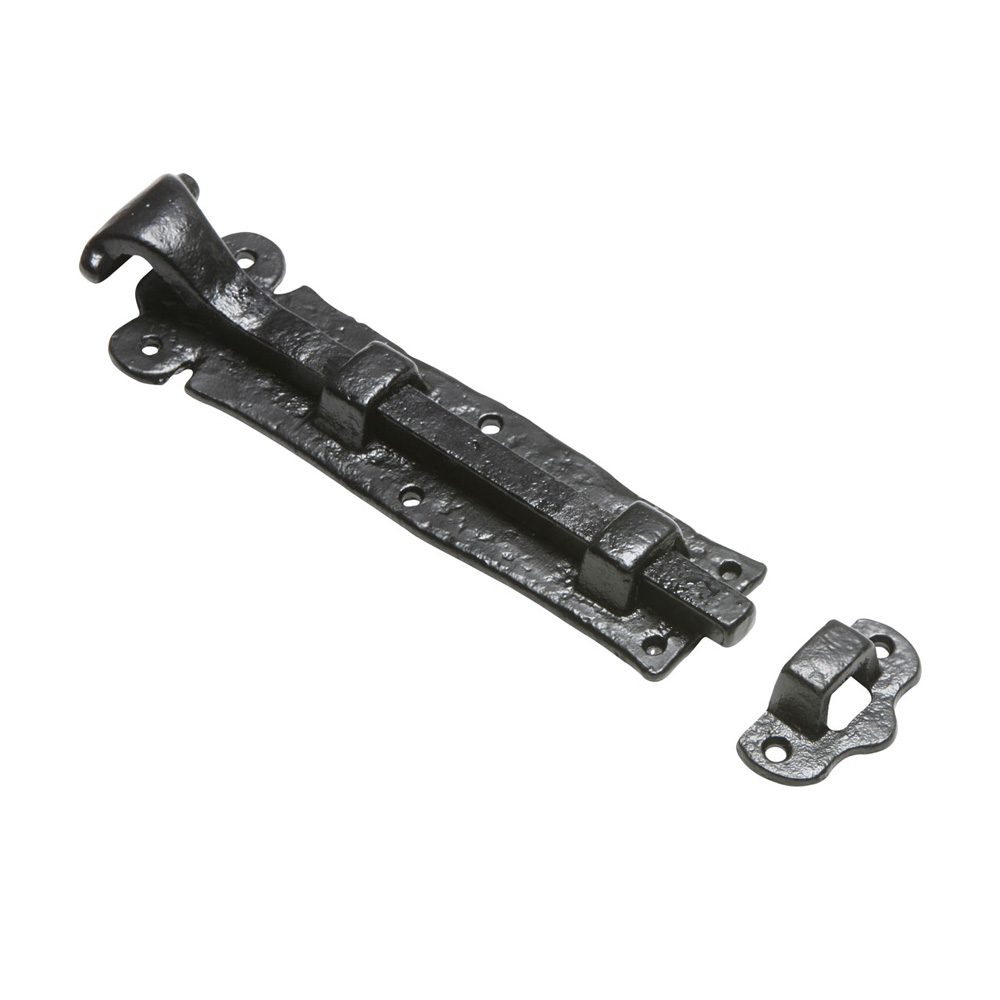 Kirkpatrick 1157-5 Bolt - Straight 5 Inch - Antique Black